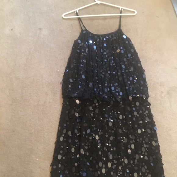 Black Sequins Sue Wong Dress - Picture 5 of 7
